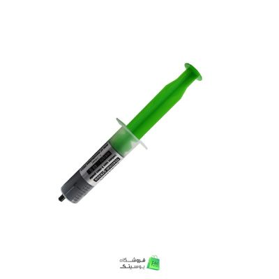 خمیر سیلیکون سرنگی 40 گرمی نقره‌ای