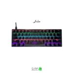 کیبورد مکانیکال یوسیتک H61k رنگ مشکی