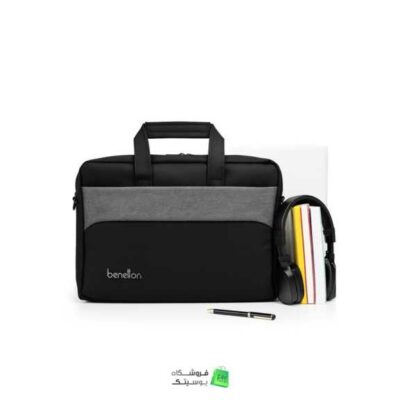 کیف لپ تاپ 17 اینچ benetton